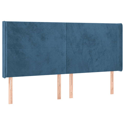 Hoofdbord Led Fluweel 183 x 16 x 118/128 cm