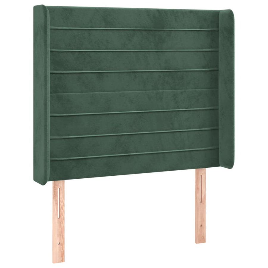 Hoofdbord Led Fluweel 103 x 16 x 118/128 cm
