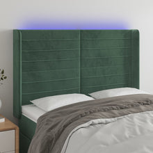 Hoofdbord Led Fluweel 147 x 16 x 118/128 cm