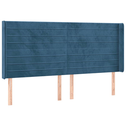 Hoofdbord Led Fluweel 183 x 16 x 118/128 cm