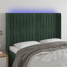 Hoofdbord Led Fluweel 147 x 16 x 118/128 cm