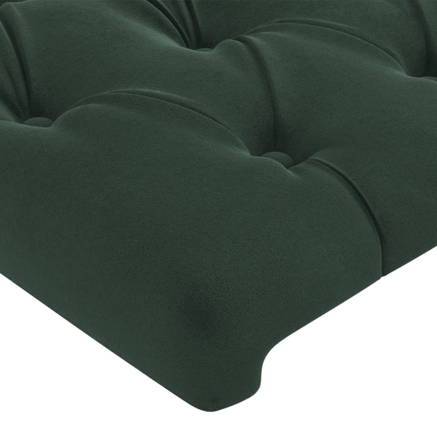 Hoofdbord Led Fluweel 163 x 16 x 118/128 cm