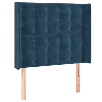 Hoofdbord Led Fluweel 93 x 16 x 118/128 cm