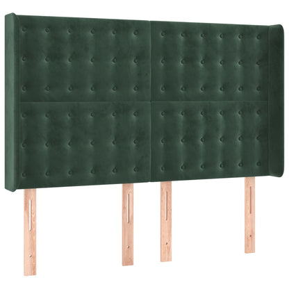 Hoofdbord Led Fluweel 147 x 16 x 118/128 cm