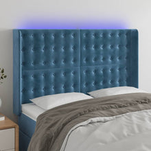 Hoofdbord Led Fluweel 147 x 16 x 118/128 cm