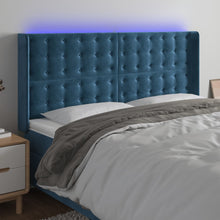 Hoofdbord Led Fluweel 203 x 16 x 118/128 cm