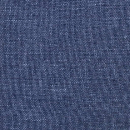 Boxspring met matras stof blauw 100x200 cm