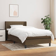 Boxspring met matras 90x190 cm donkerbruin