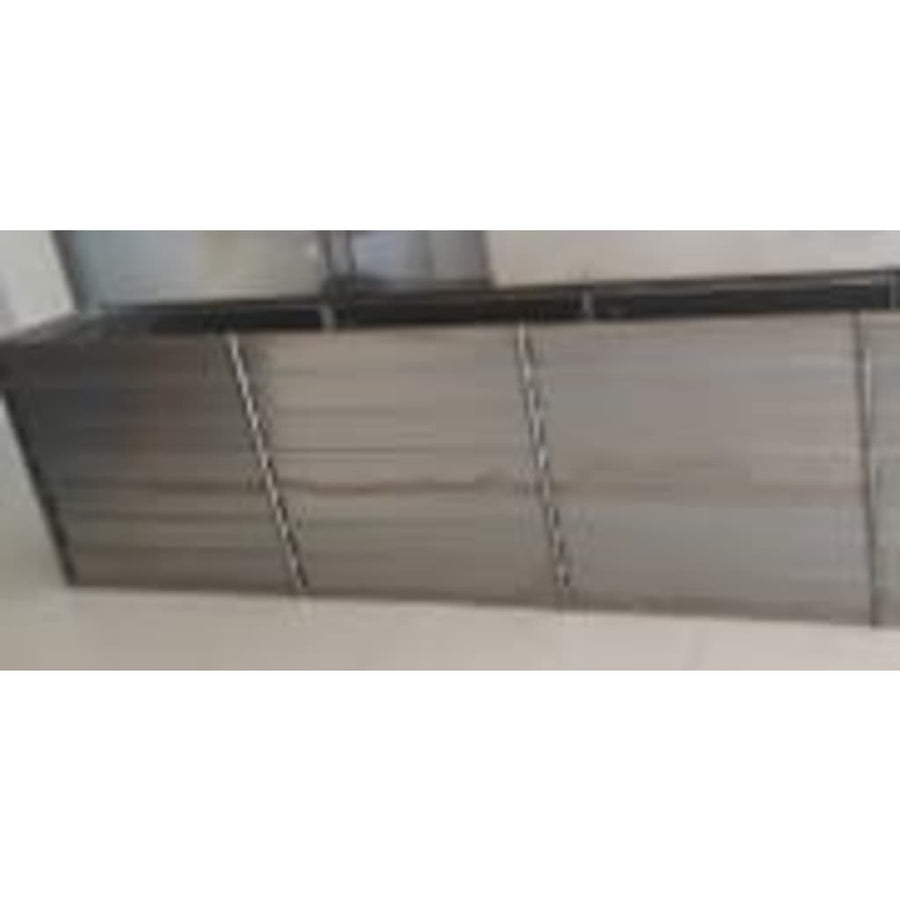 Boxspring Met Matras Stof Zwart 160 x 200 cm Getuft ontwerp
