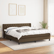 Boxspring met matras 160x200 cm donkerbruin