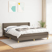 Boxspring 160x200 cm taupe met matras