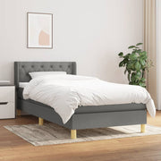 Boxspring 80x200 cm donkergrijs
