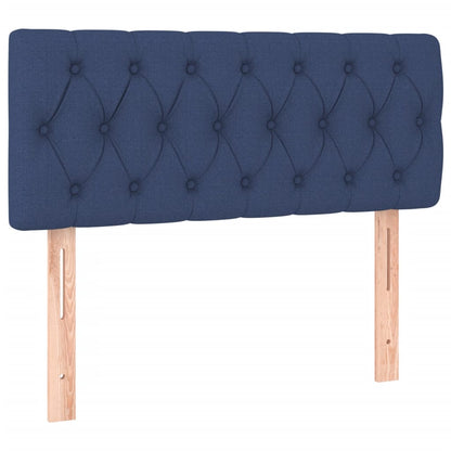 Boxspring Met Matras Stof Blauw 90 x 190 cm Getuft ontwerp