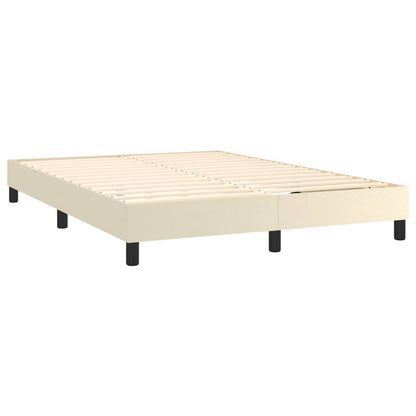 Boxspring Met Matras Kunstleer Kleurig 140 x 190 cm