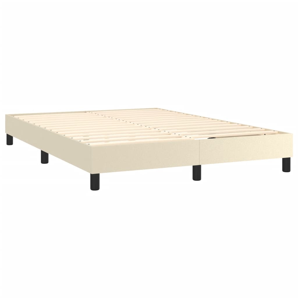 Boxspring Met Matras Kunstleer Kleurig 140 x 200 cm