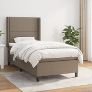 Boxspring 90x200 cm taupe met matras