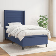 Boxspring met matras 90x200 cm blauw