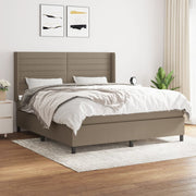 Boxspring 160x200 cm taupe met matras