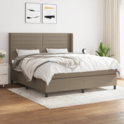 Boxspring 180x200 cm taupe met matras