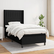 Boxspring met matras 90x190 cm zwart