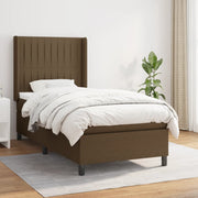 Boxspring met matras 90x190 cm donkerbruin