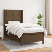 Boxspring met matras 90x200 cm donkerbruin