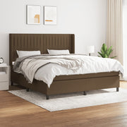 Boxspring met matras 160x200 cm donkerbruin