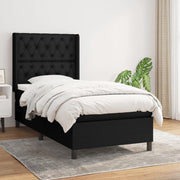 Boxspring met matras 80x200 cm zwart
