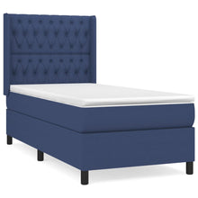Boxspring Met Matras Stof Blauw 90 x 190 cm Getuft ontwerp