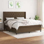 Boxspring met matras 160x200 cm donkerbruin
