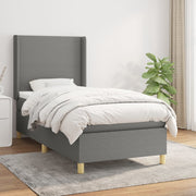 Boxspring met matras 80x200 cm donkergrijs