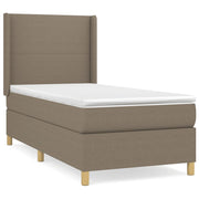 Boxspring 80x200 cm taupe met matras