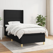Boxspring met matras 90x190 cm zwart