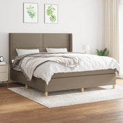 Boxspring 180x200 cm taupe met matras