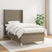 Boxspring 100x200 cm taupe met matras
