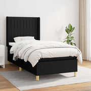 Boxspring met matras 80x200 cm zwart