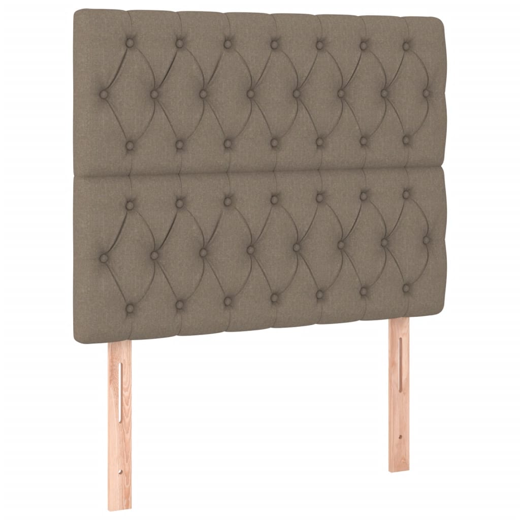 Boxspring Met Matras Stof Taupe 90 x 190 cm Getuft ontwerp