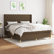Boxspring met matras 160x200 cm donkerbruin