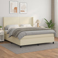 Boxspring Met Matras Kunstleer Kleurig 180 x 200 cm