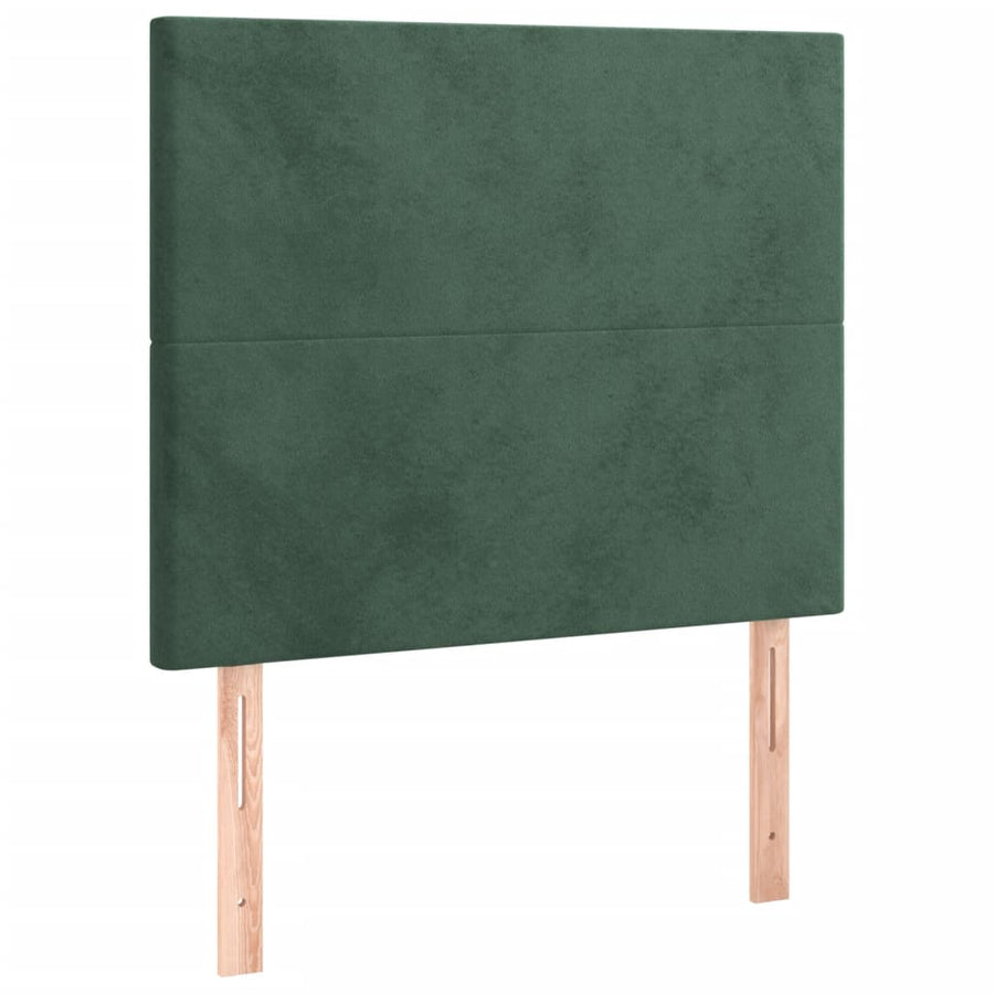Boxspring Met Matras Fluweel 90 x 190 cm