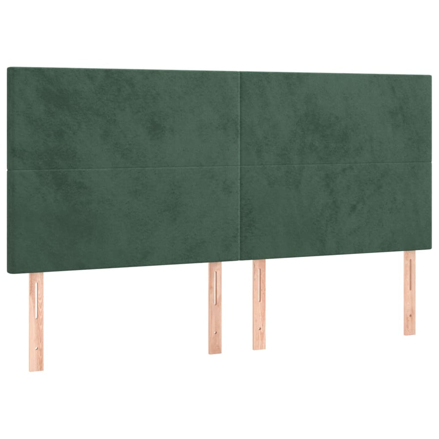 Boxspring Met Matras Fluweel 160 x 200 cm