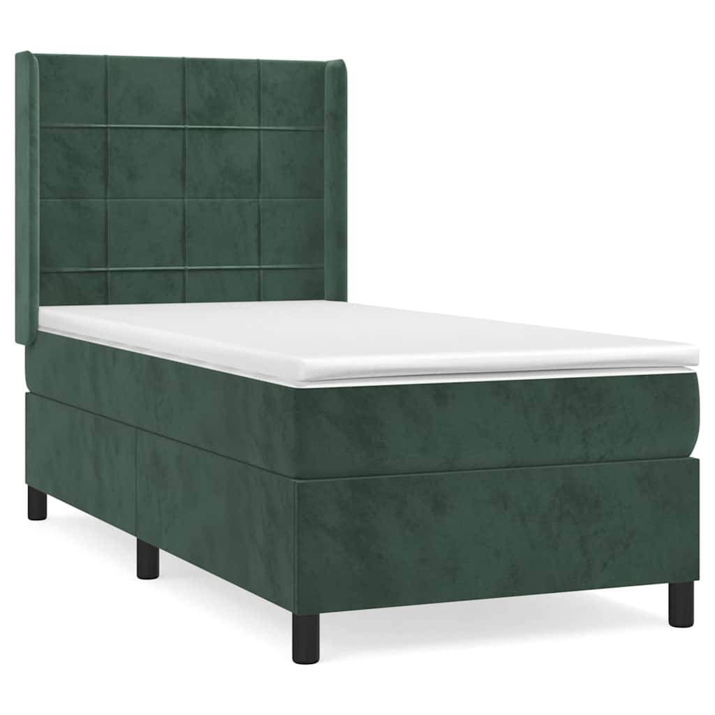 Boxspring Met Matras Fluweel 80 x 200 cm