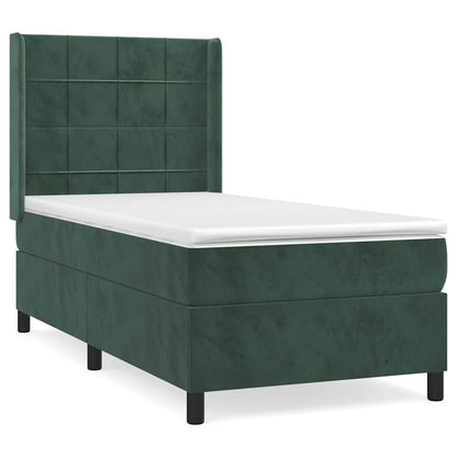 Boxspring Met Matras Fluweel 80 x 200 cm