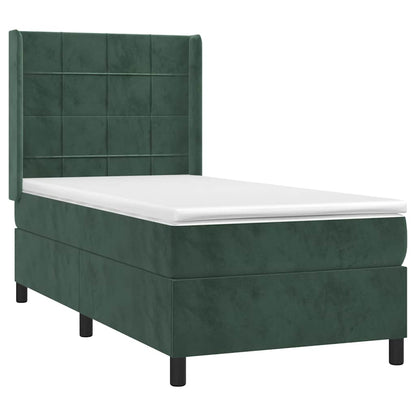 Boxspring Met Matras Fluweel 80 x 200 cm