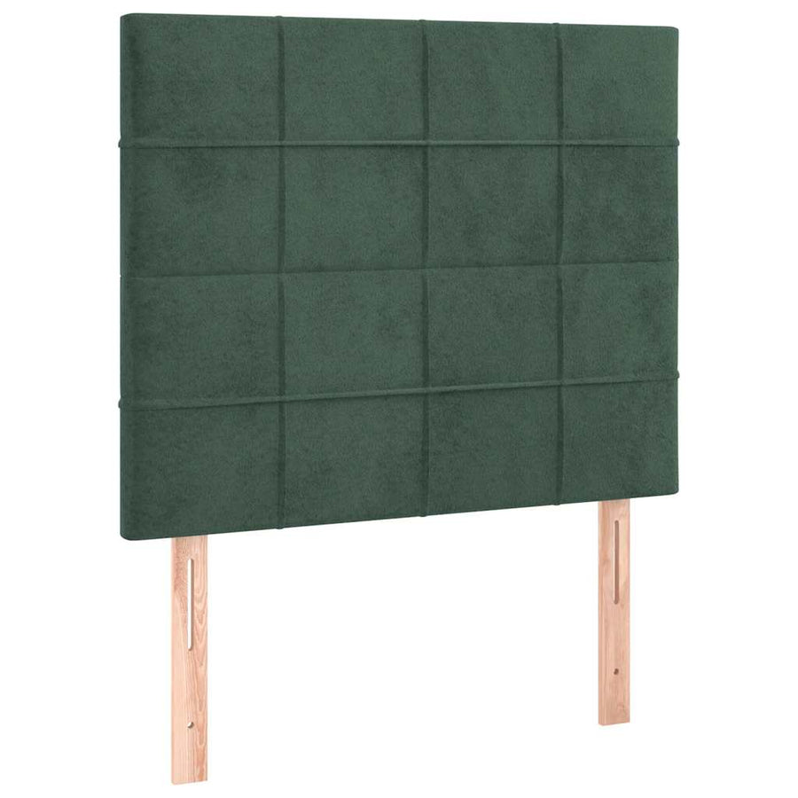 Boxspring Met Matras Fluweel 80 x 200 cm