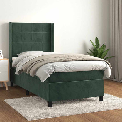 Boxspring Met Matras Fluweel 80 x 200 cm