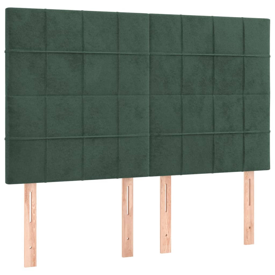 Boxspring Met Matras Fluweel 140 x 190 cm