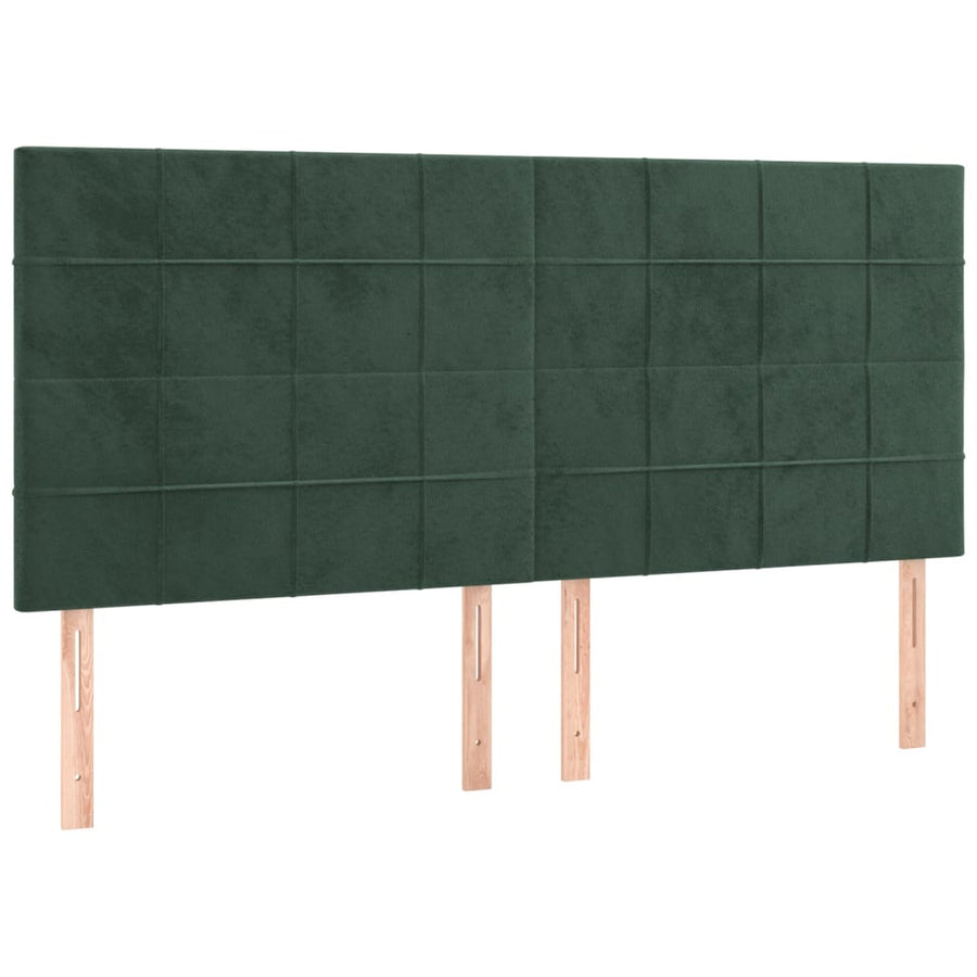 Boxspring Met Matras Fluweel 160 x 200 cm