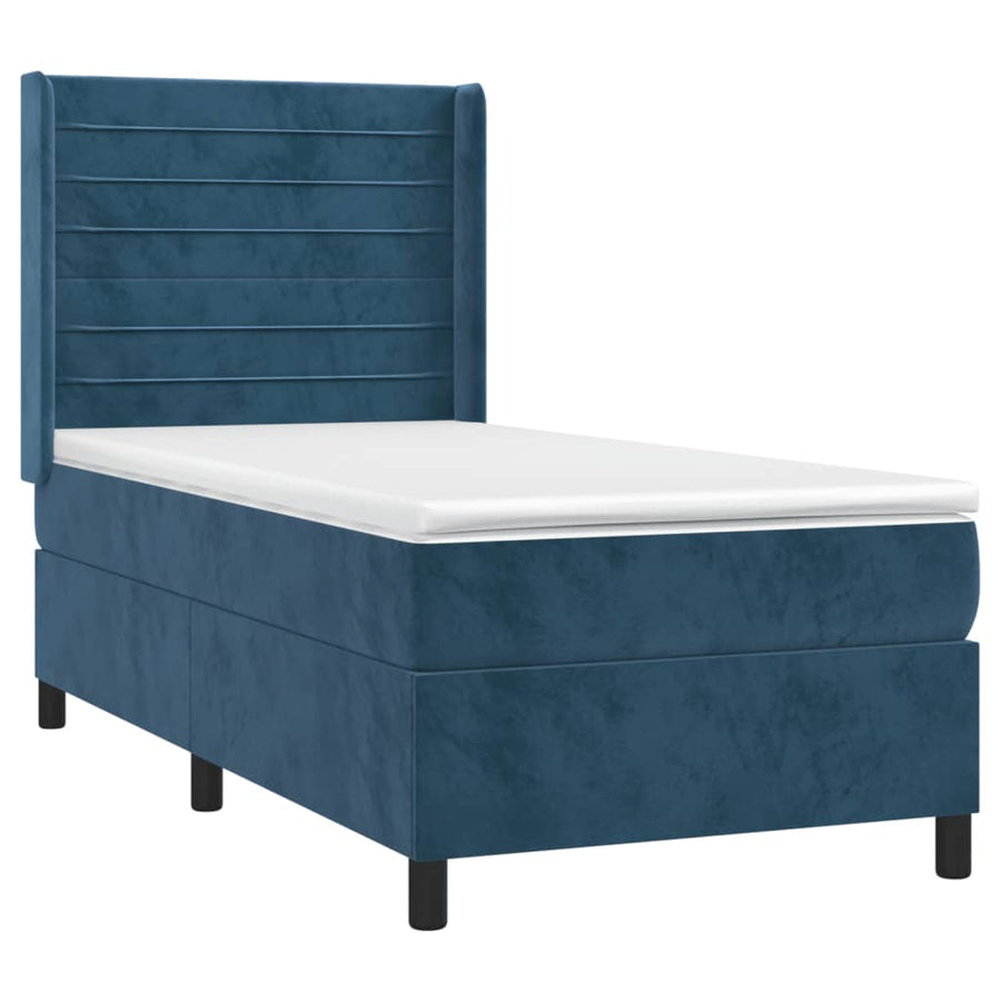 Boxspring Met Matras Fluweel 80 x 200 cm