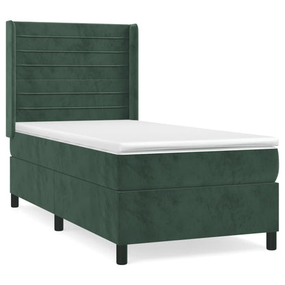 Boxspring Met Matras Fluweel 90 x 200 cm